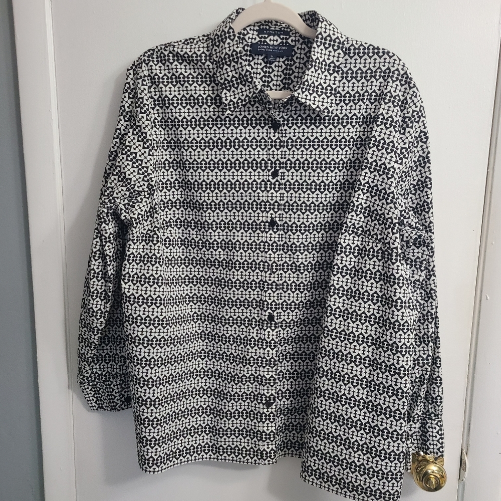 NWOT Jones New York Women's Comfy Casual Office Versatile STRETCH Top Sz 2X